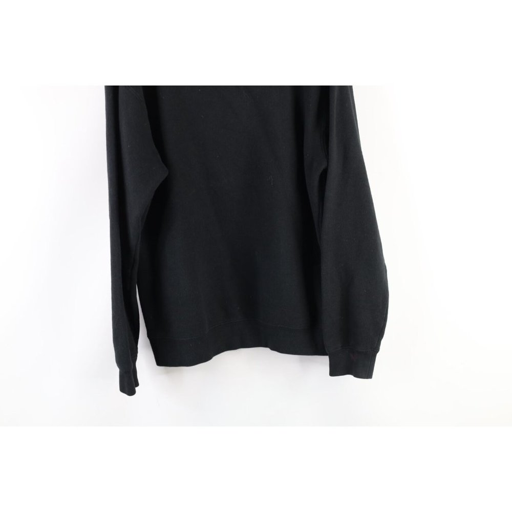 Streetwear Mens Small Faded Dolan Twins Skull Skeleton Hoodie Sweatshirt Black - Picture 8 of 11